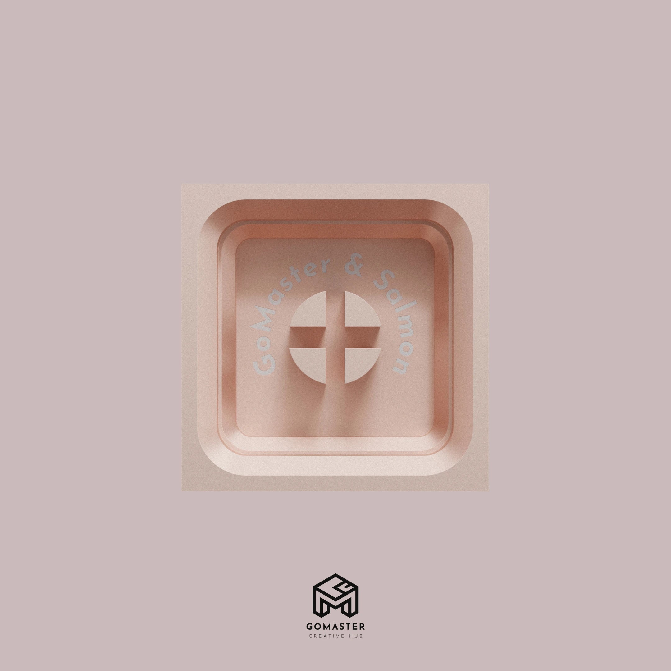 GoMaster Salmon Reborn R2 Keycap Set