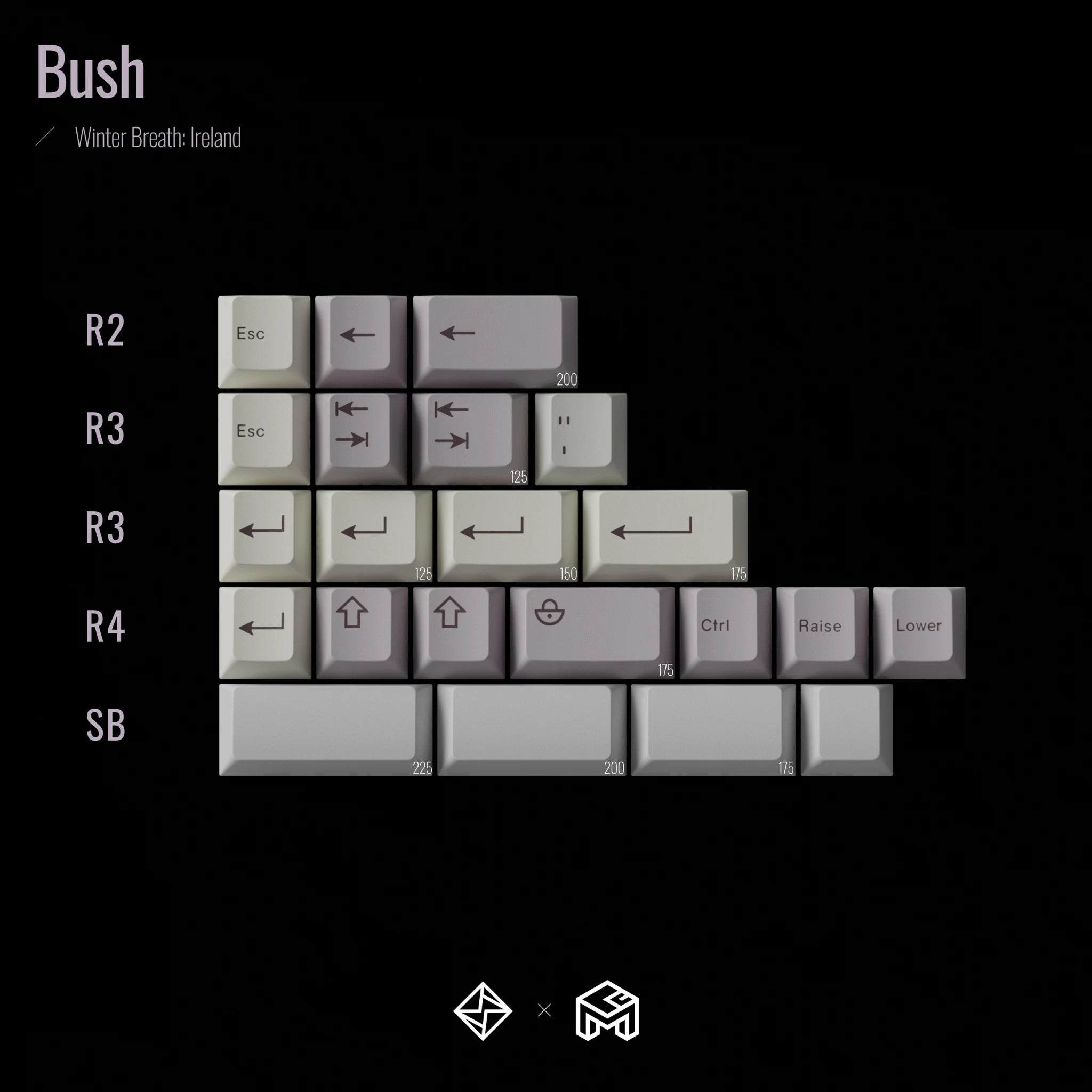 GoMaster Winter Breath R2 Keycap Set