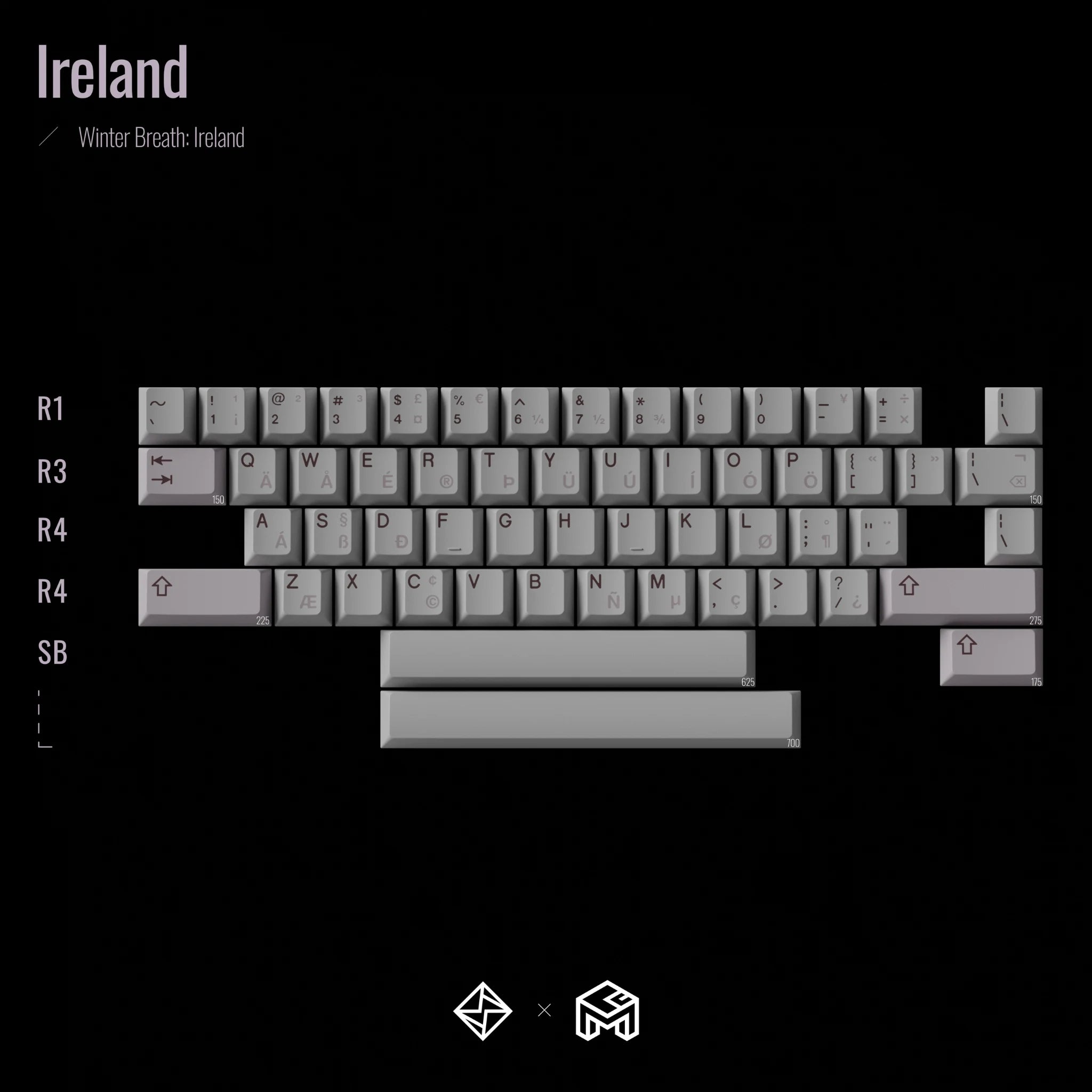 GoMaster Winter Breath R2 Keycap Set