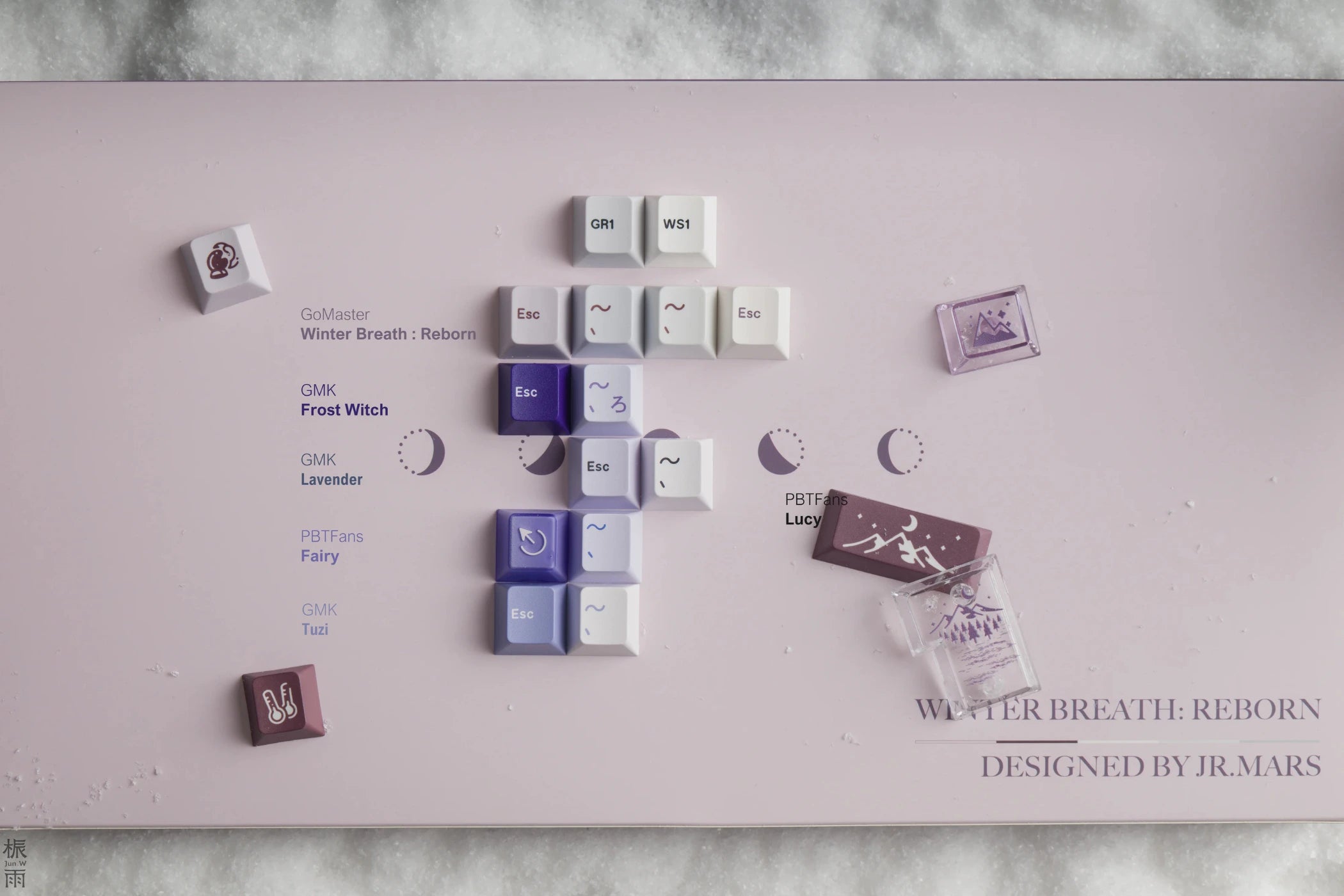 GoMaster Winter Breath R2 Keycap Set