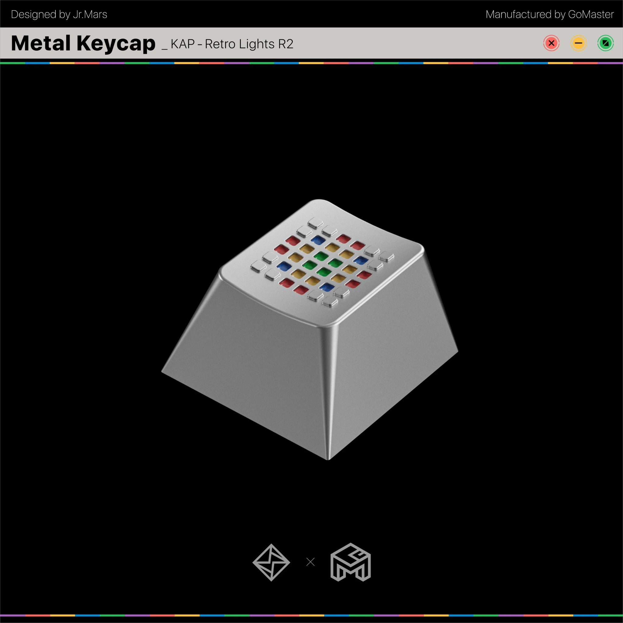 KAP Retro Lights R2 Keycap Set