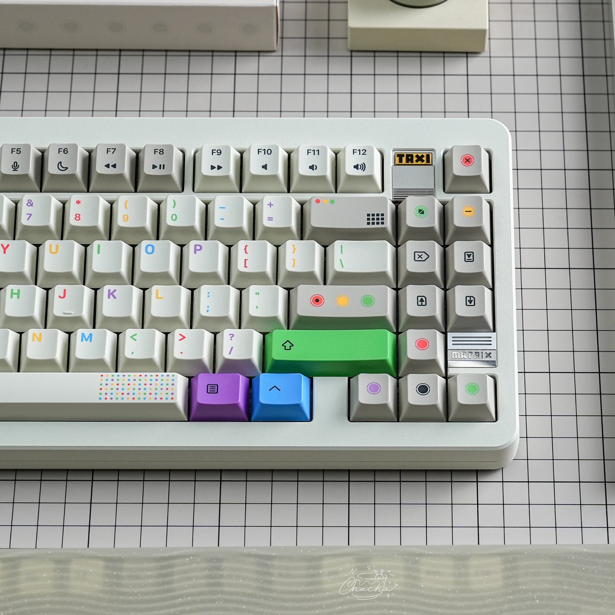 KAP Retro Lights R2 Keycap Set