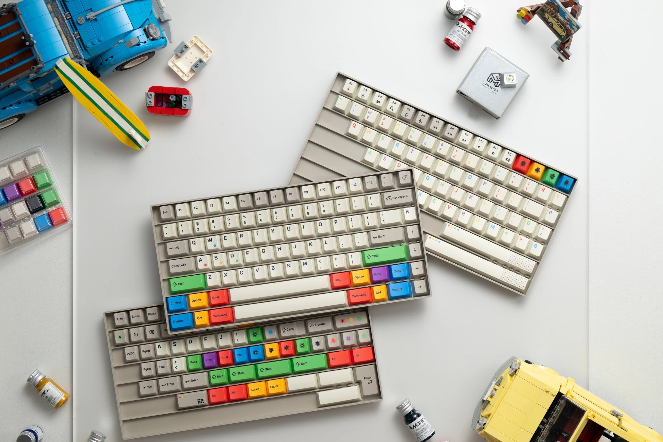 KAP Retro Lights R2 Keycap Set