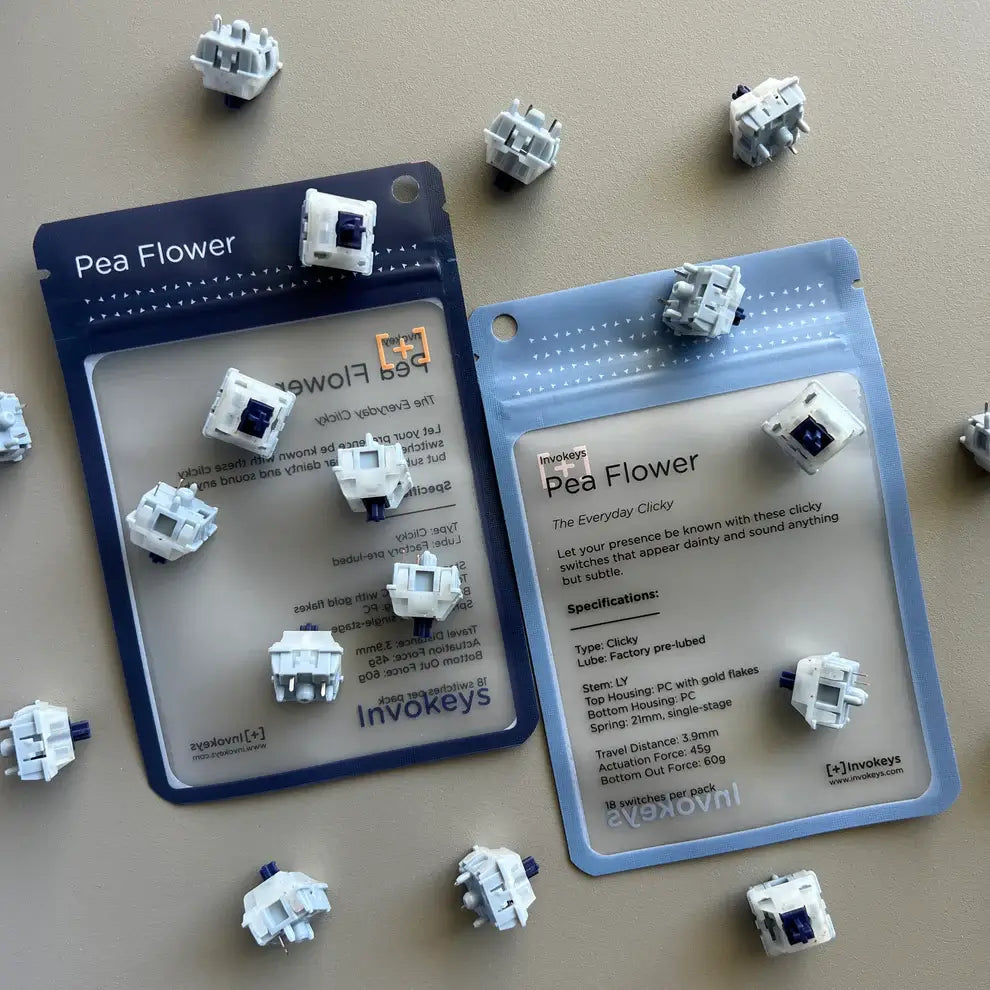 Invokeys Pea Flower Switches