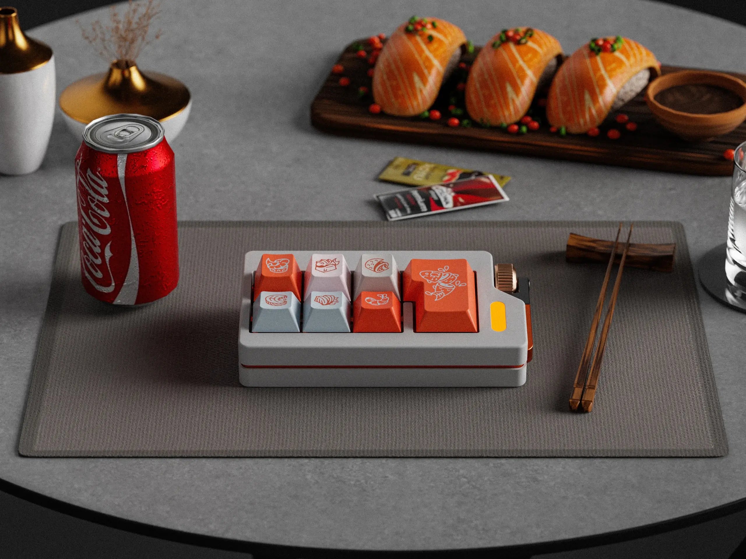 GoMaster Salmon Reborn R2 Keycap Set