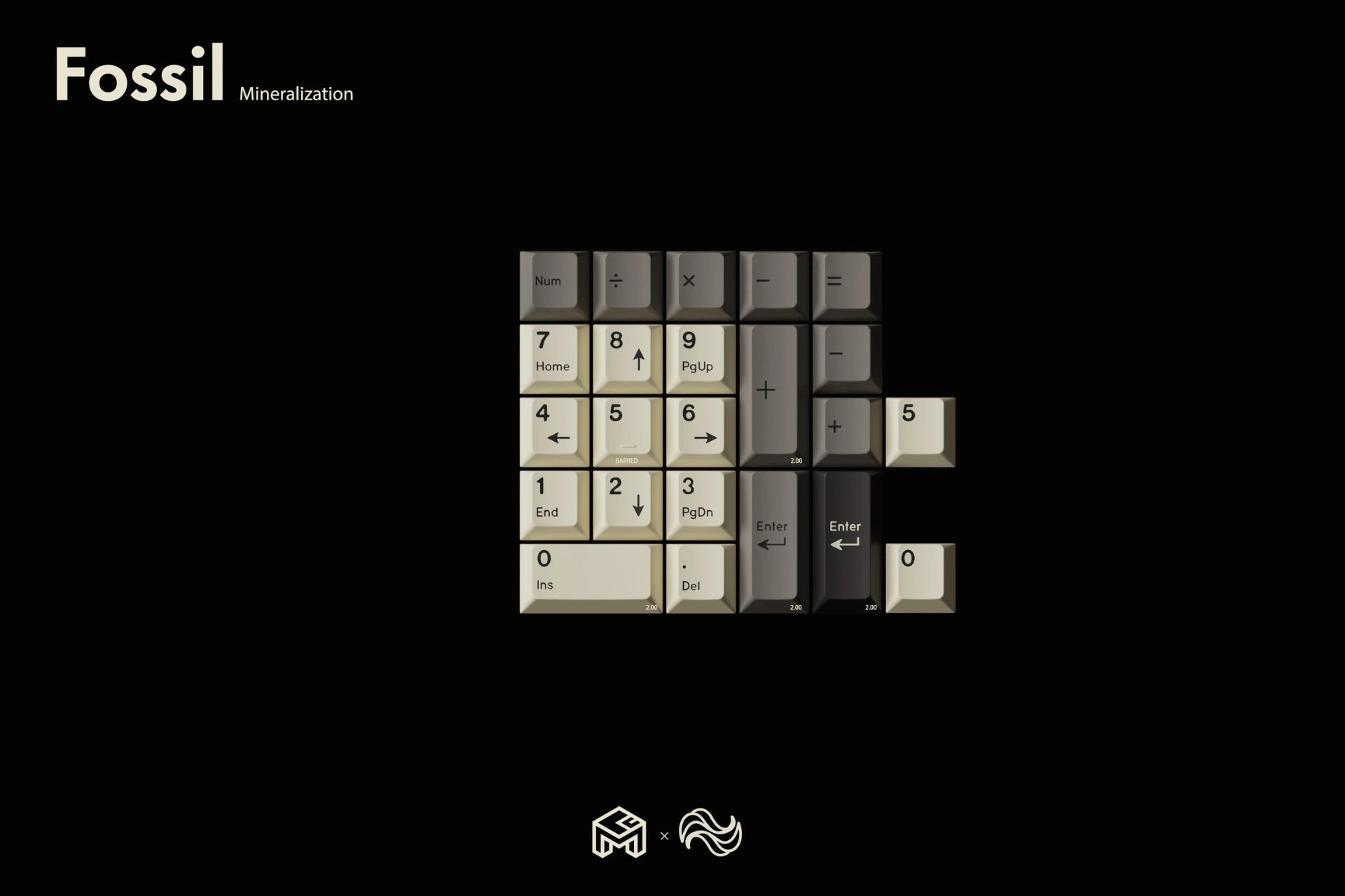 GoMaster Fossil Keycap Set