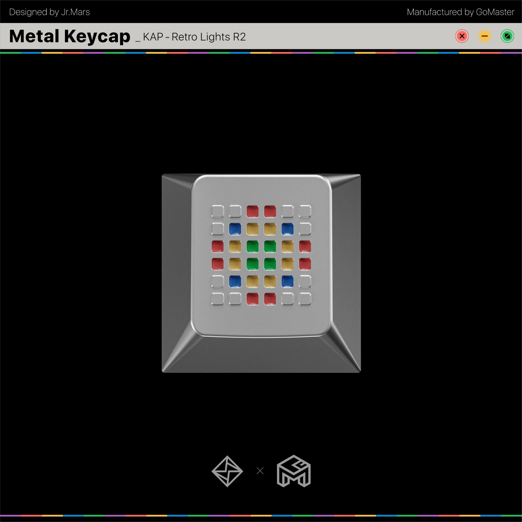 KAP Retro Lights R2 Keycap Set
