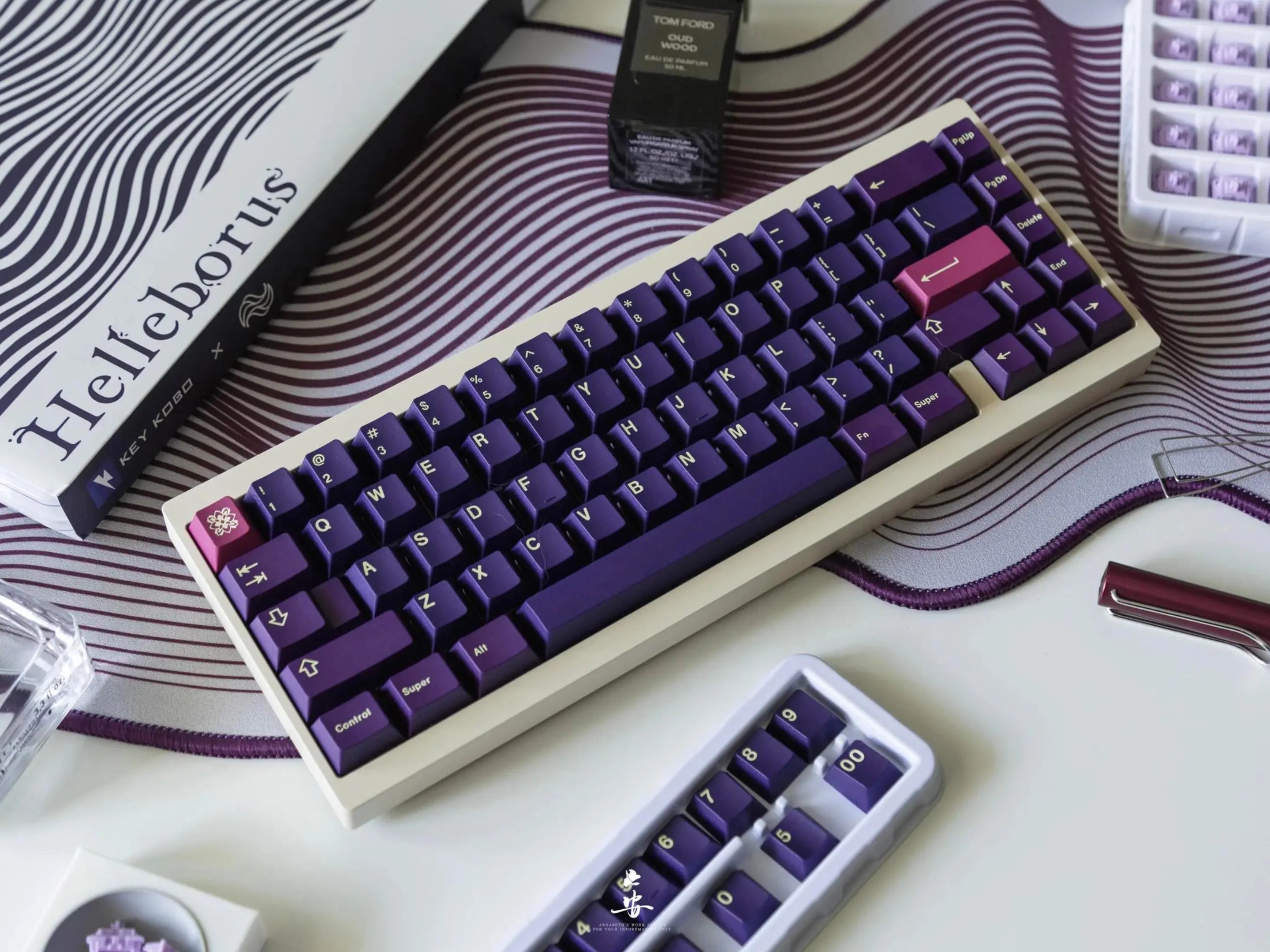 KeyKobo Helleborus Keycap Set - SerpentKeys