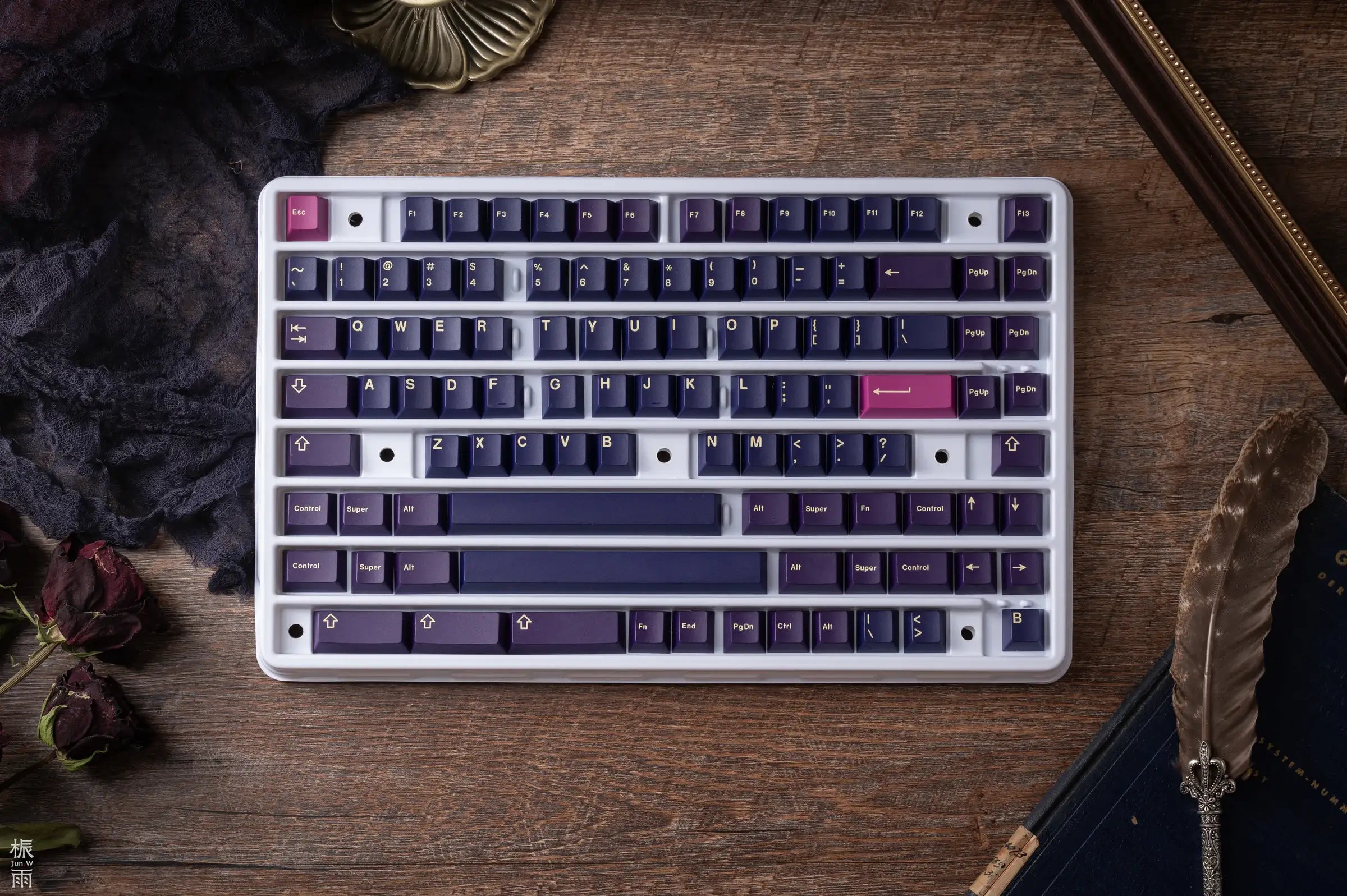 KeyKobo Helleborus Keycap Set - SerpentKeys