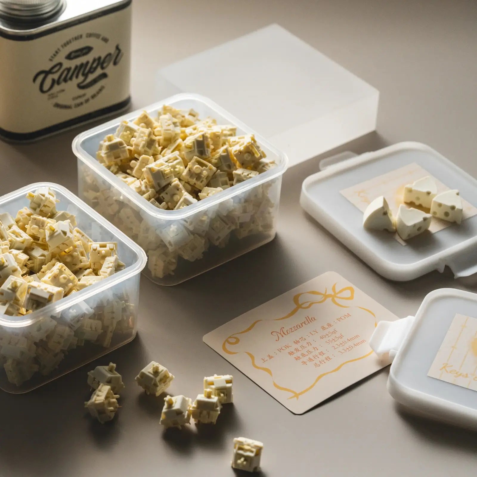 BSUN Mozzarella Cheese Tactile Switches