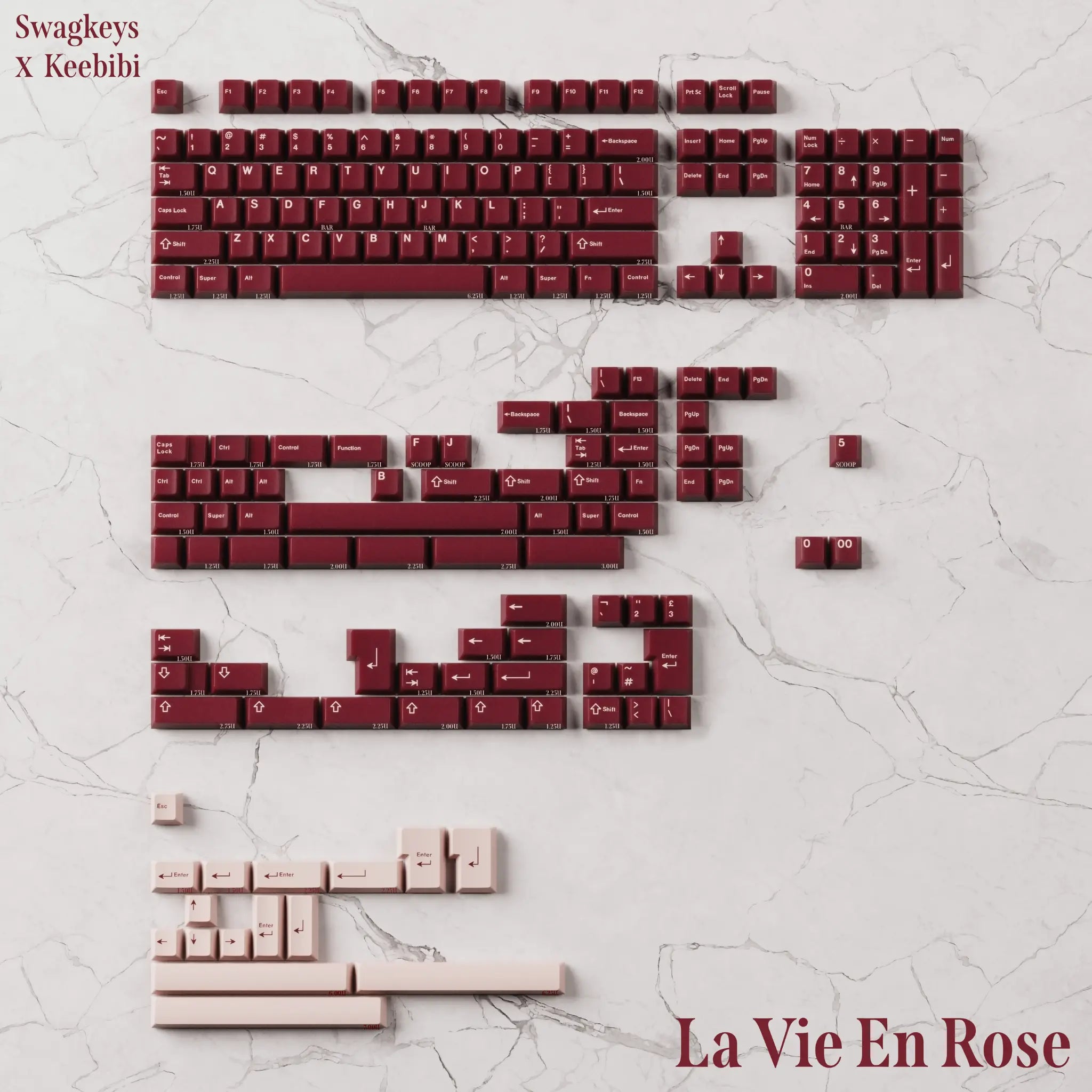 SW La Vie En Rose R2 Keycap Set