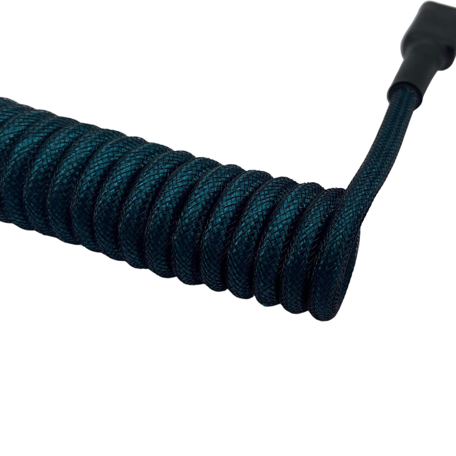 Teal Coiled Cable