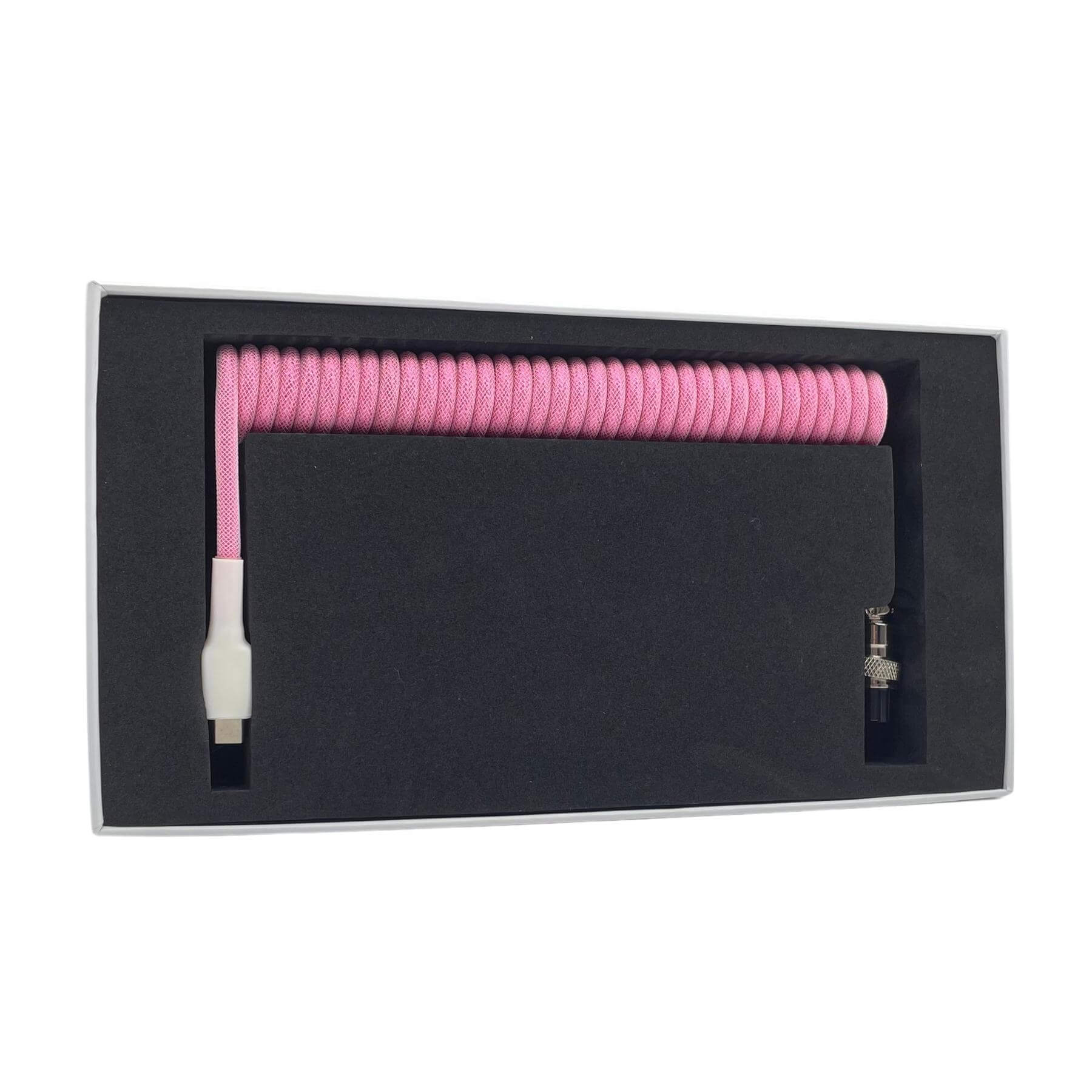 Pink Coiled Cable